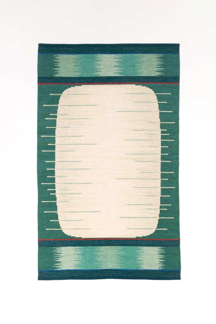 Jonsa Vävtjänst (20th c.) Carpet: Jonsa Vävtjänst (20th c.-21st c.) Carpet Wool Edited by Jonsa Vävtjänst, Tingsryd Model created circa 1995 310 × 168 cm