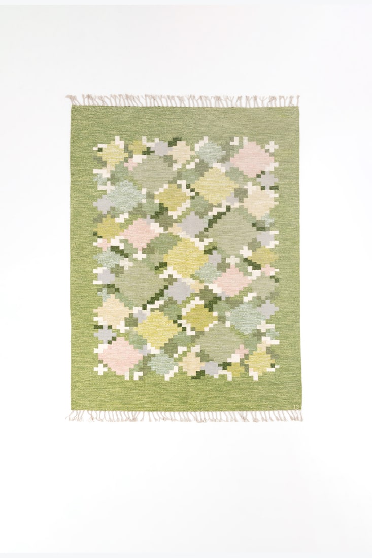 Ingegerd Silow (1916-2005) Carpet: Ingegerd Silow (1916-2005) Carpet Wool Woven monogram 'IS' on the bottom right Model created circa 1950 302 ×195 cm