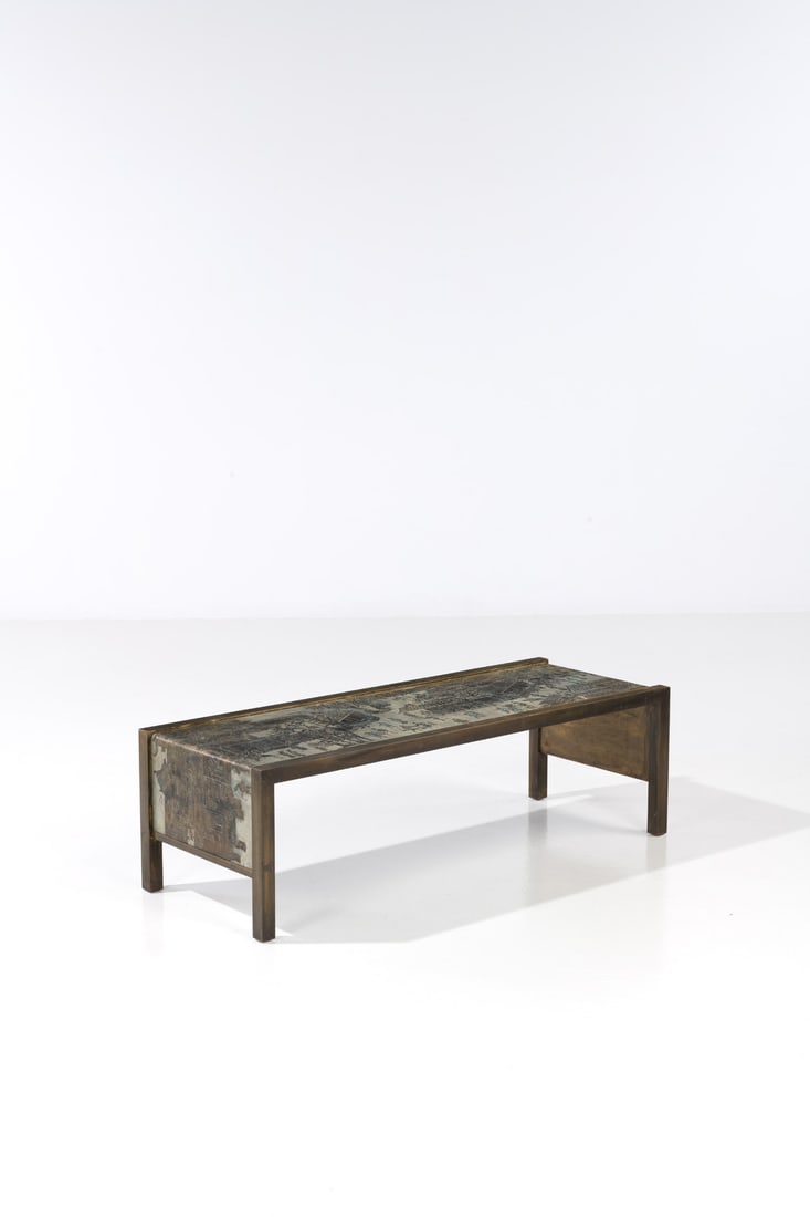 x Philip (1907-1987) & Kelvin (born 1937) Laverne Coffee table - model 'Spring Festival' (1 of 2)