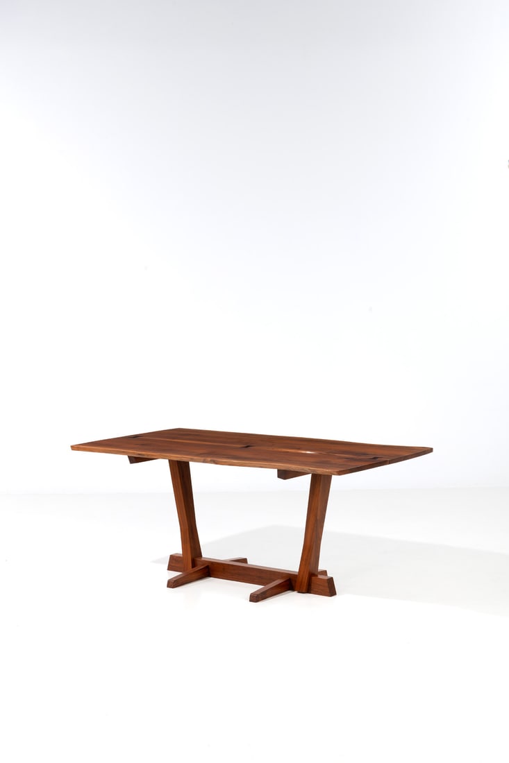 x George Nakashima (1905-1990) Dining table - 'Conoid' model (1 of 3)