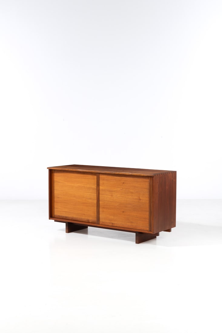 x George Nakashima (1905-1990) Sideboard - 'Double Sliding Door Cabinet' model (1 of 2)