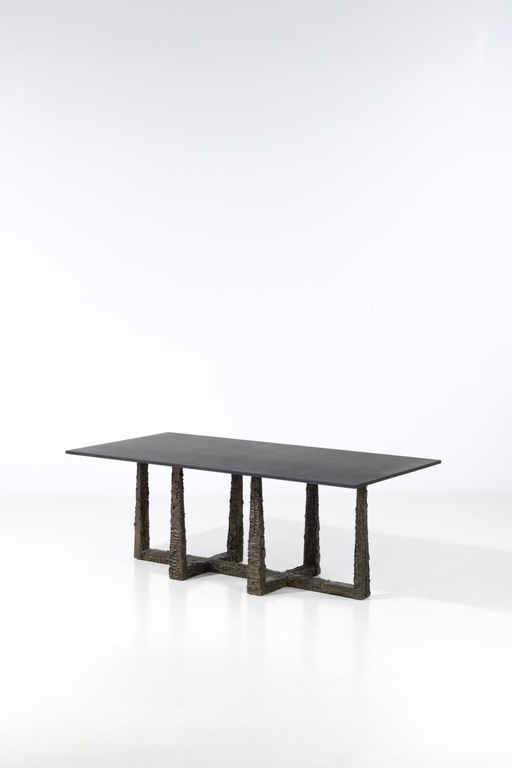 x Paul Evans (1931-1987) Dining table - Unique piece (1 of 2)