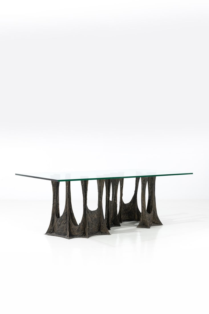 x Paul Evans (1931-1987) Dining table - model PE-102, 'Stalagmite' (1 of 2)