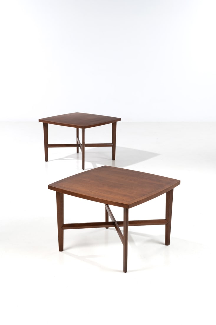 x George Nakashima (1905-1990) Pair of side tables - ‘Origins’ series (1 of 1)