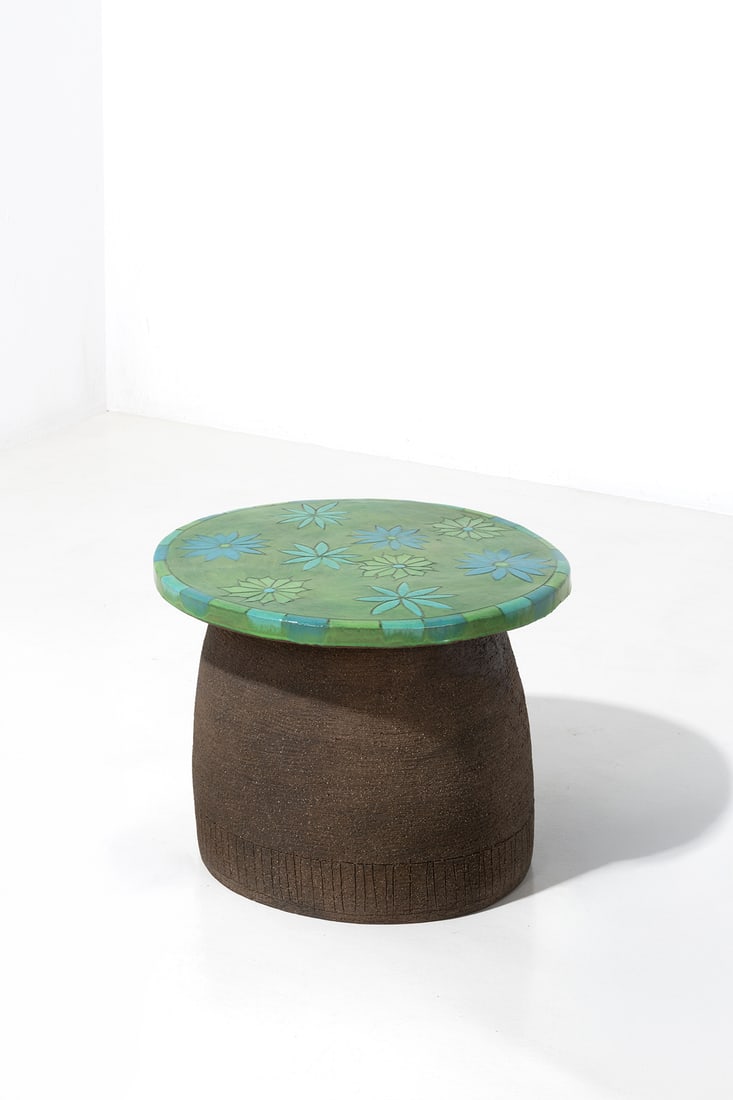 x Stan Bitters (born 1936) Round table - Unique piece (1 of 3)