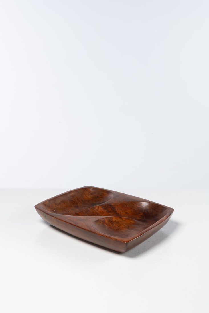 x Bruce Mitchell (born 1949) sculptural dish - Unique piece (1 of 1)