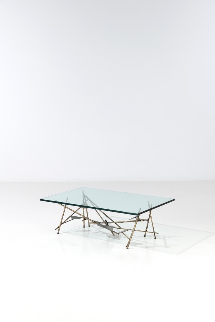 x Silas Seandel (born 1937) Coffee table - Unique piece (1 of 2)
