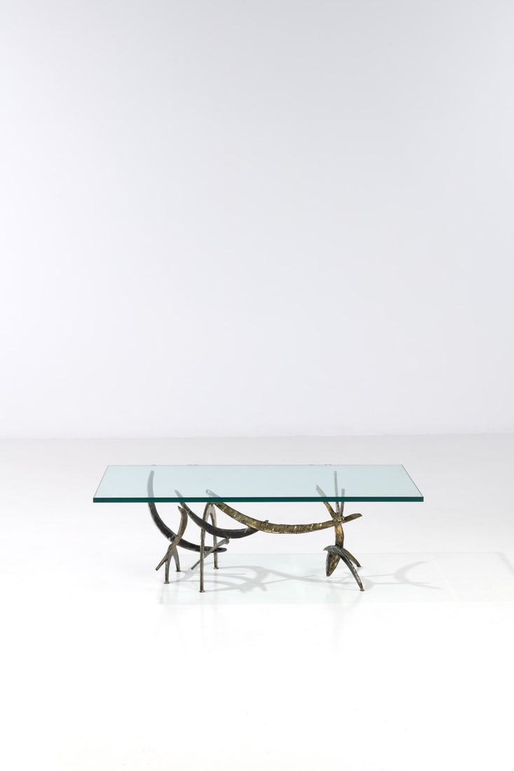x Silas Seandel (born 1937) Coffee table - Unique piece (1 of 2)