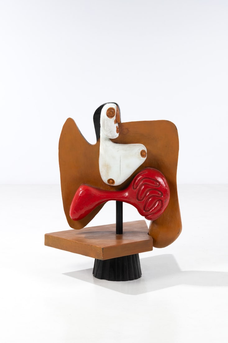 Le Corbusier (d'après) (1887-1965) Icône, 1963 - 1993 Painted bronze Model created in 1963 (1 of 6)