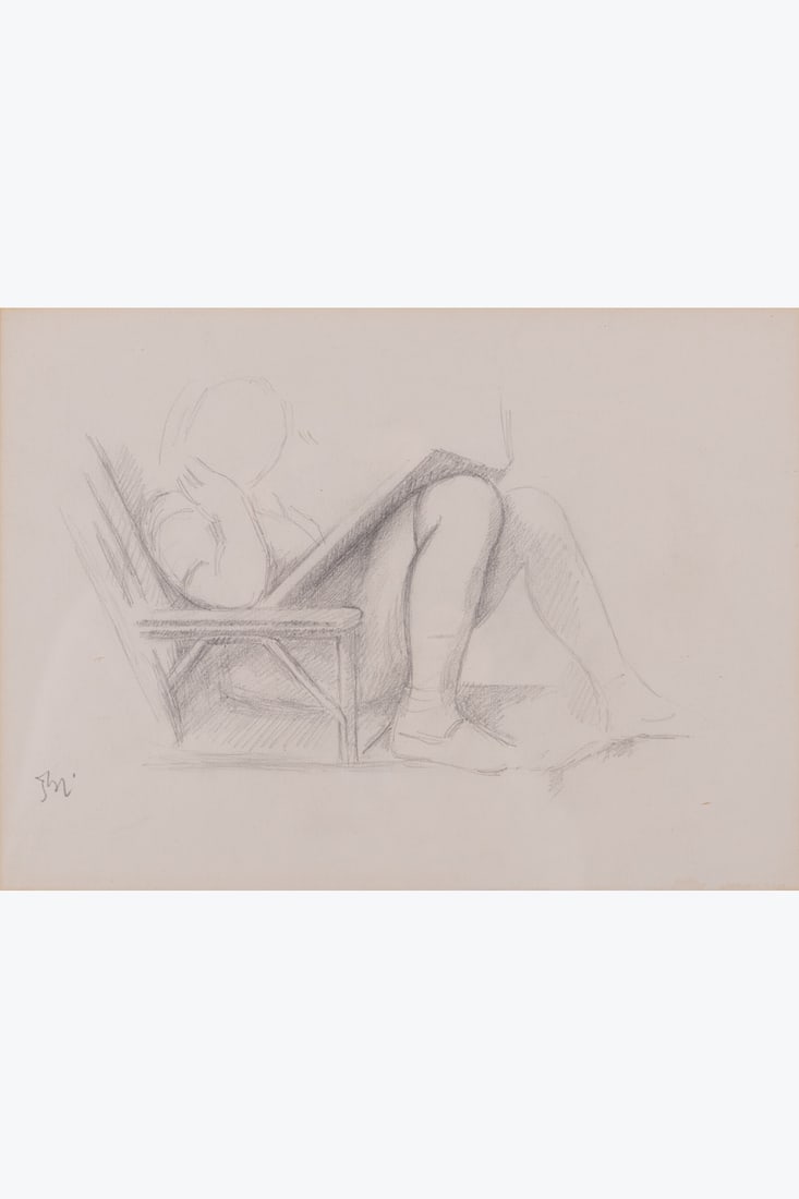 Balthus (1908-2001) Colette lisant, 1954 (1 of 1)