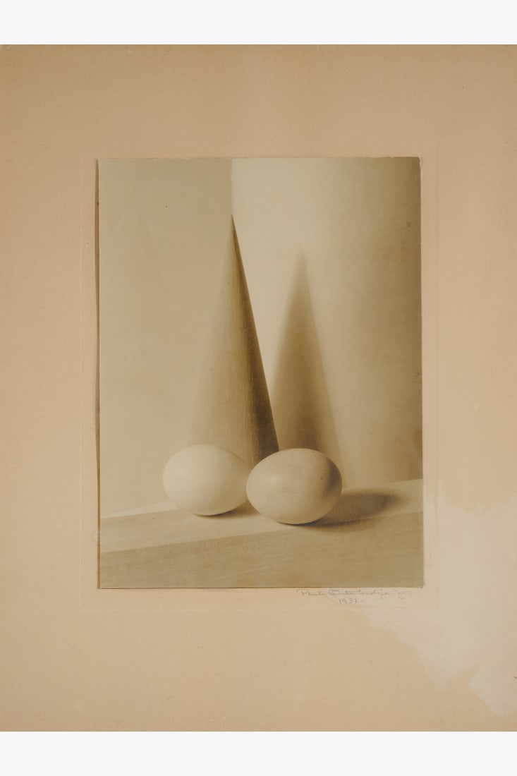Paul Outerbridge Jr: Paul Outerbridge Jr. (1896-1959) Consciousness, 1931 Gelatin silver print mounted on cardboard Signed and dated lower right on the board 24 x 18 cm Provenance: - Acquired from the artist by the