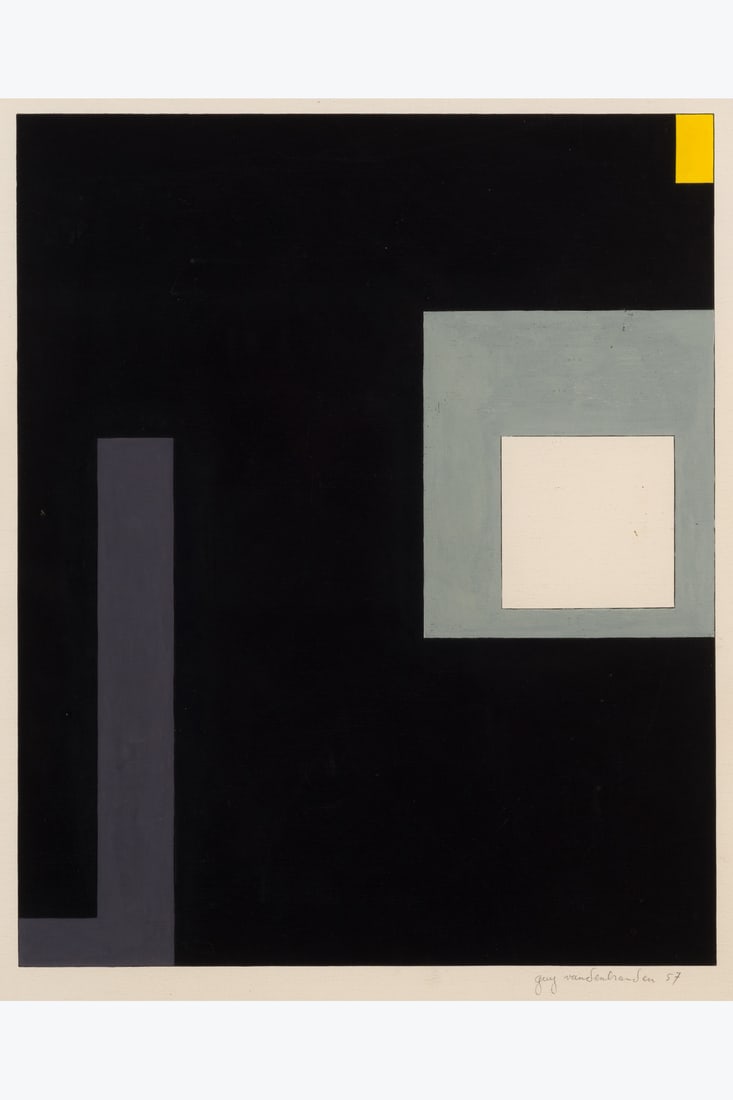 x Guy Vandenbranden (1926–2014) Untitled, 1957 Gouache on paper Signed and dated lower right (1 of 1)