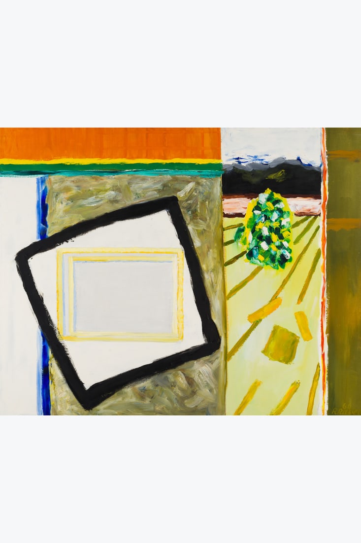 x Roger Raveel (1921-2013) Arrière-cour, 1964 Oil on canvas Signed and dated lower right (1 of 2)