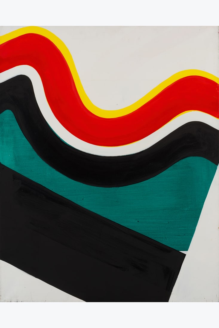 x Livio Bernasconi (born 1932) Flash 7, 1966 Acrylic on canvas Signed, dated and titled on the (1 of 2)