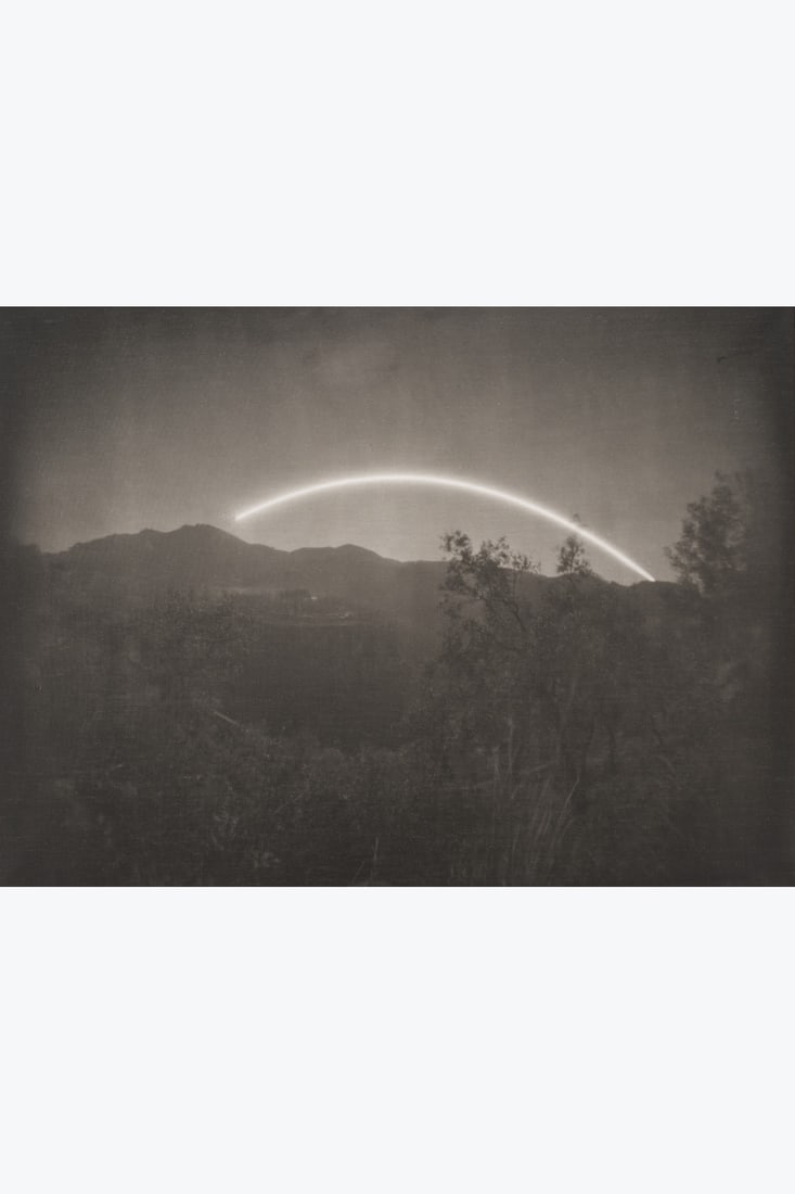 x Dominique Stroobant (born 1947) Untitled, 1978 Pinhole photograph on canvas Monogrammed, dated: x Dominique Stroobant (born 1947) Untitled, 1978 Pinhole photograph on canvas Monogrammed, dated 1-I-78 and numbered 1/1 on the reverse 87.5 × 118 cm Provenance: - Former collection of Hans and K