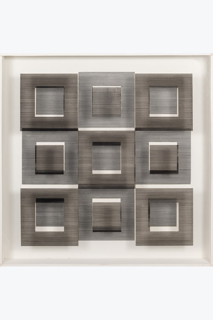 x Ludwig Wilding (1927–2010) Single X/5, 1969 Silkscreen print on paper and Plexiglas In a (1 of 1)