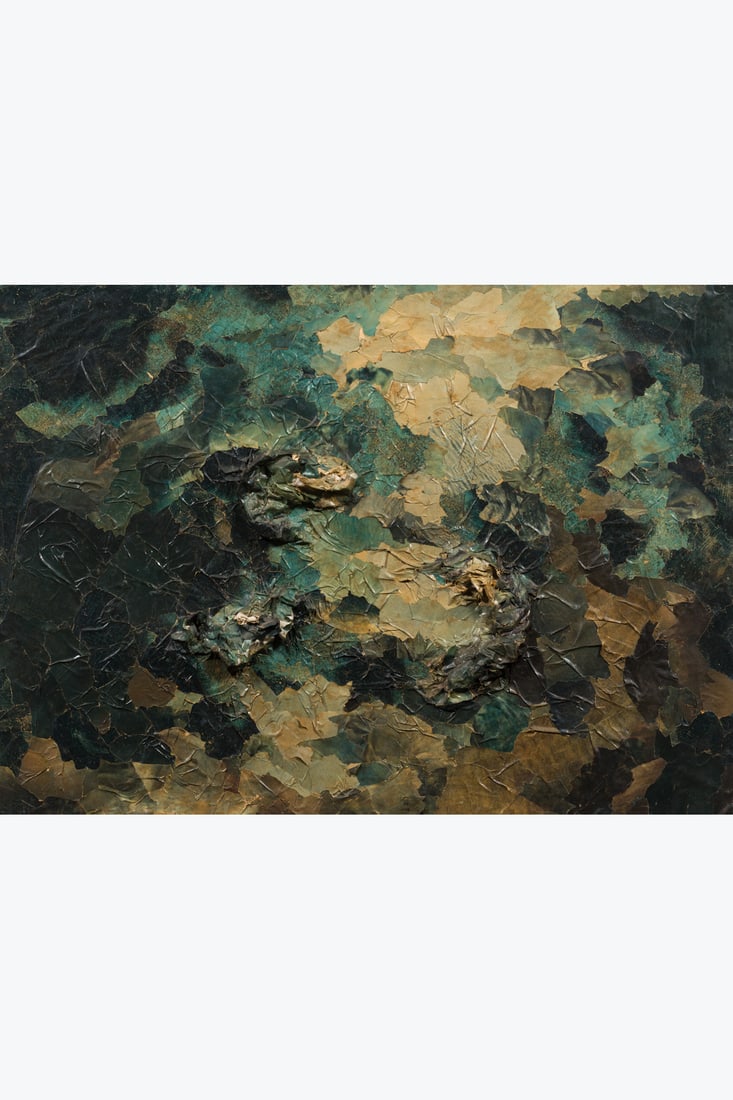 x Denise Madin (born 1925) Untitled, 1962 Relief collage on panel Signed and dated lower left (1 of 1)