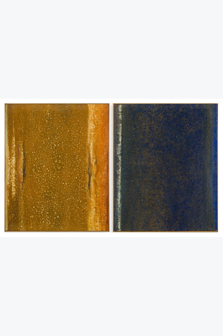 x Richard Lucas (1925–1977) Untitled, diptych, 1962 Oil on canvas Each signed and dated 9/1962 (1 of 1)