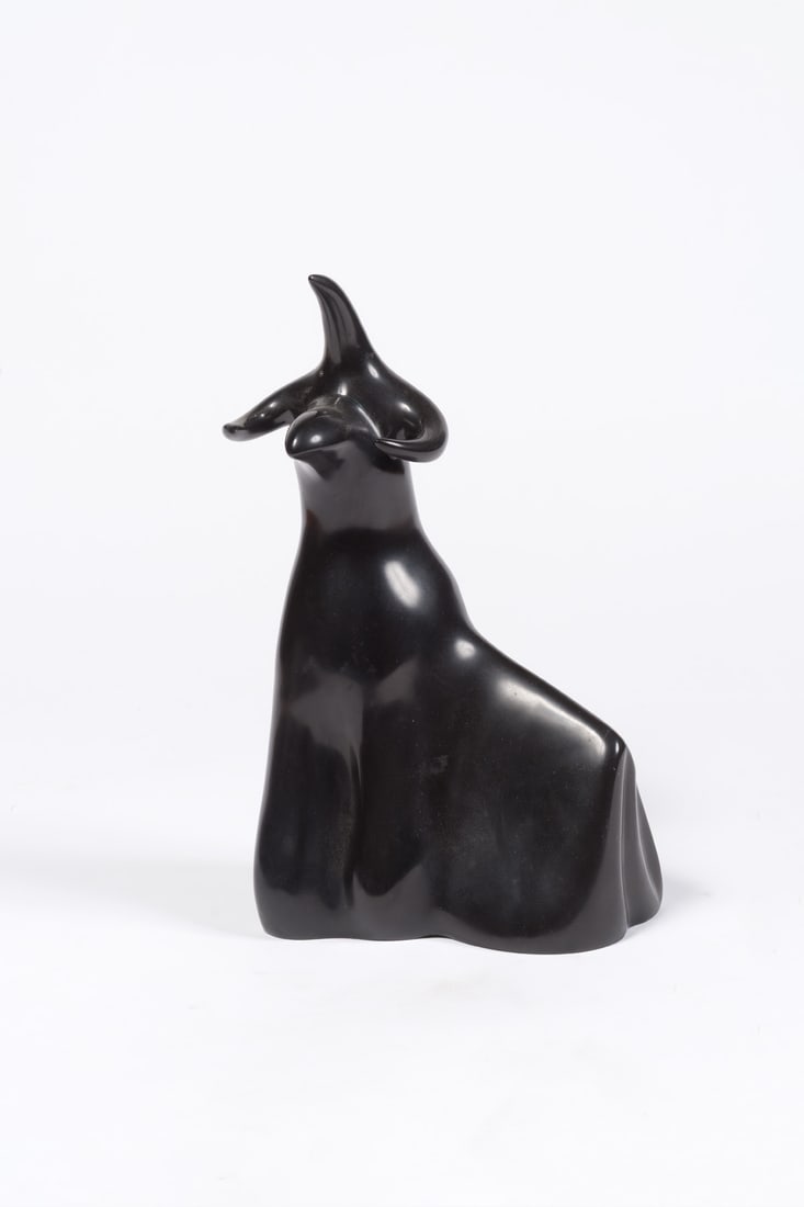 Serge Vandercam (1924–2005) Ram, 1996 Denée marble 31.5 x 18 x 11 cm Provenance: (1 of 2)