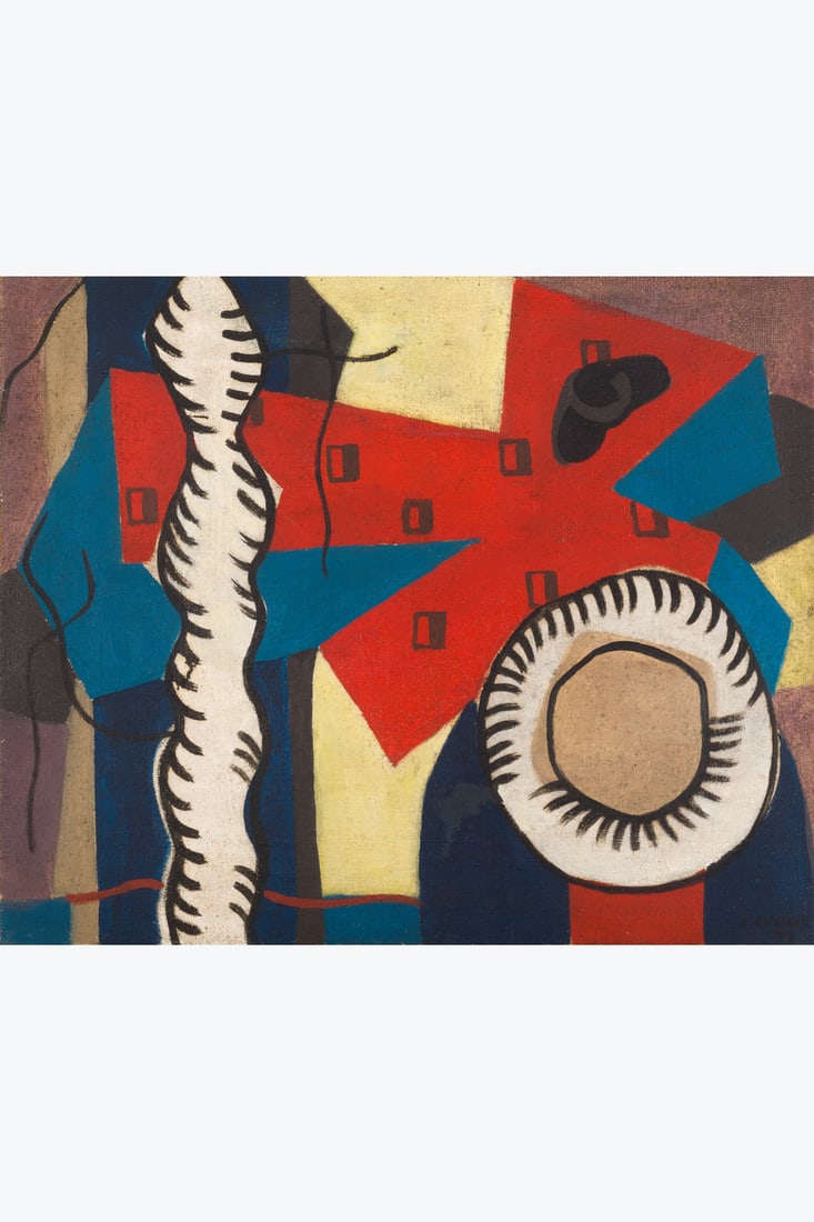 Jo Delahaut (1911–1992) Untitled, 1949 Oil on canvas Signed and dated lower right 54 x 65 cm (1 of 1)