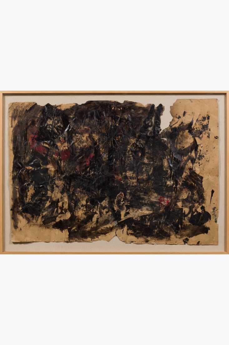 Serge Vandercam (1924–2005) & Christian Dotremont (1922–1979) Boues, 1959 Collages with (1 of 1)