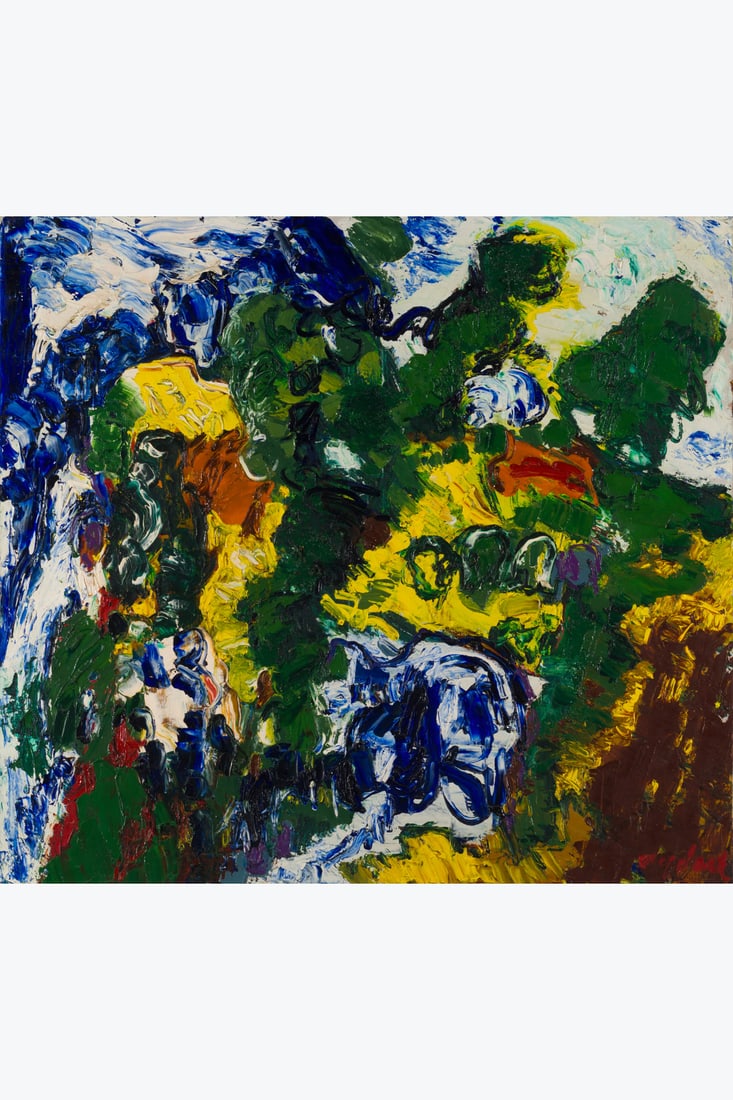 Maurice Wyckaert (1923–1996) Paysage à l'eau (Terbeke), 1962 Oil on canvas Signed lower (1 of 1)