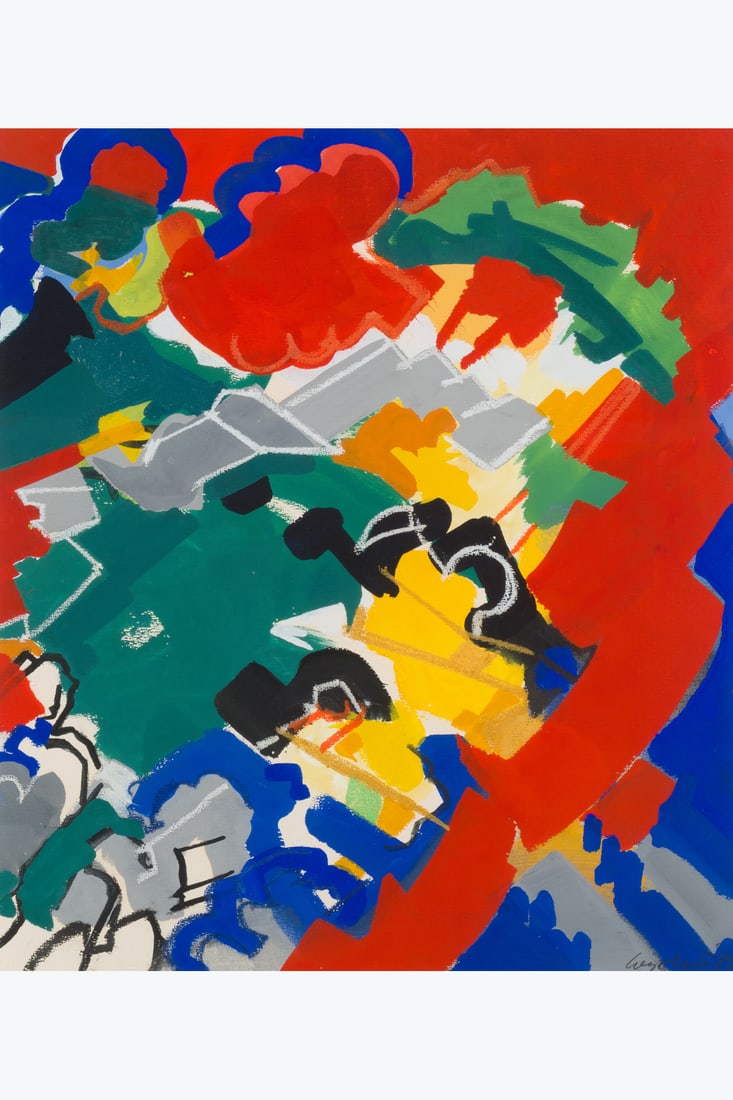 Maurice Wyckaert (1923–1996) Untitled, 1972 Gouache on paper Signed and dated lower right 60 x (1 of 1)