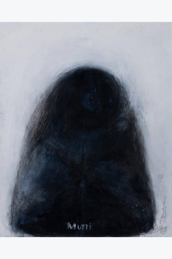 Thierry de Cordier (born 1954) Mutti, 2005 Acrylic, charcoal and chalk on paper Signed, dated and (1 of 2)
