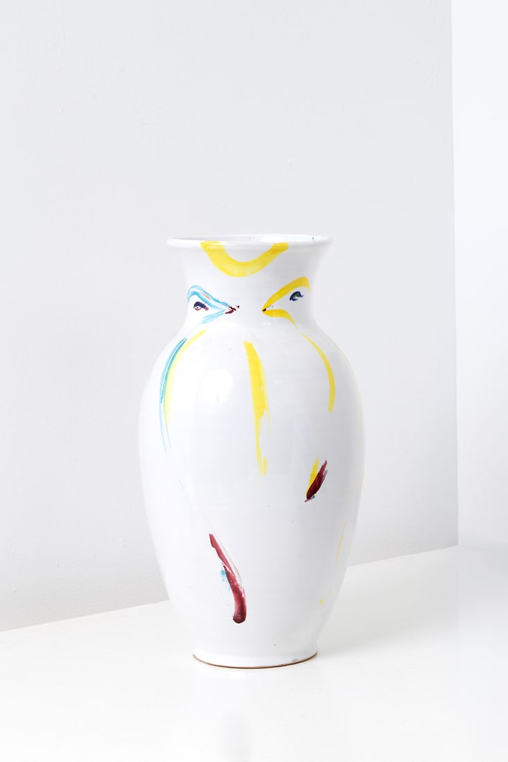 Serge Vandercam (1924–2005) Vase Glazed ceramic Underglaze signature on the body Underglaze (1 of 1)