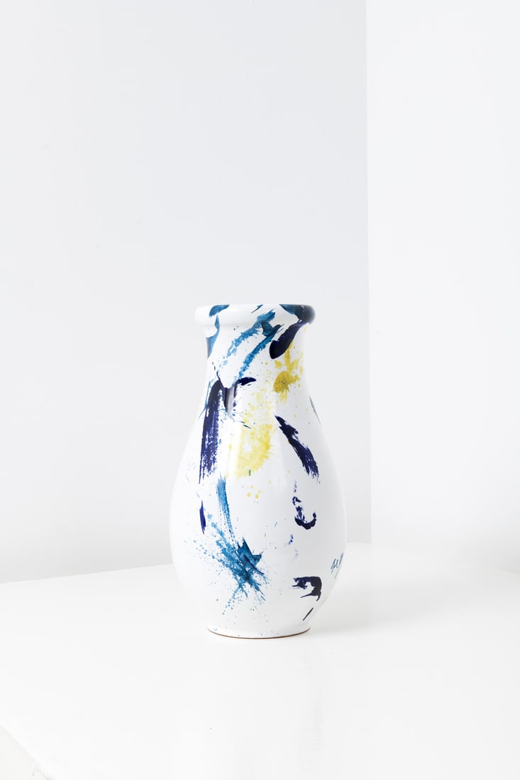 Serge Vandercam (1924–2005) Vase Glazed pottery Underglaze signature on the body Underglaze (1 of 1)