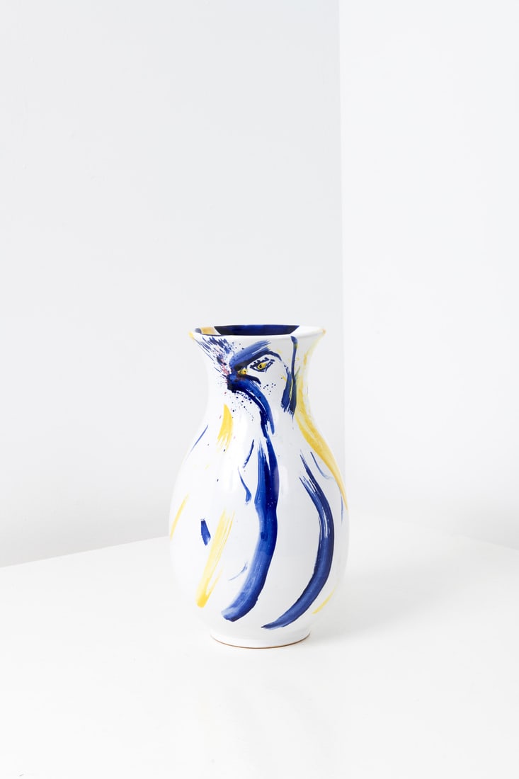 Serge Vandercam (1924–2005) Vase Glazed ceramic Underglaze signature on the body Underglaze (1 of 1)