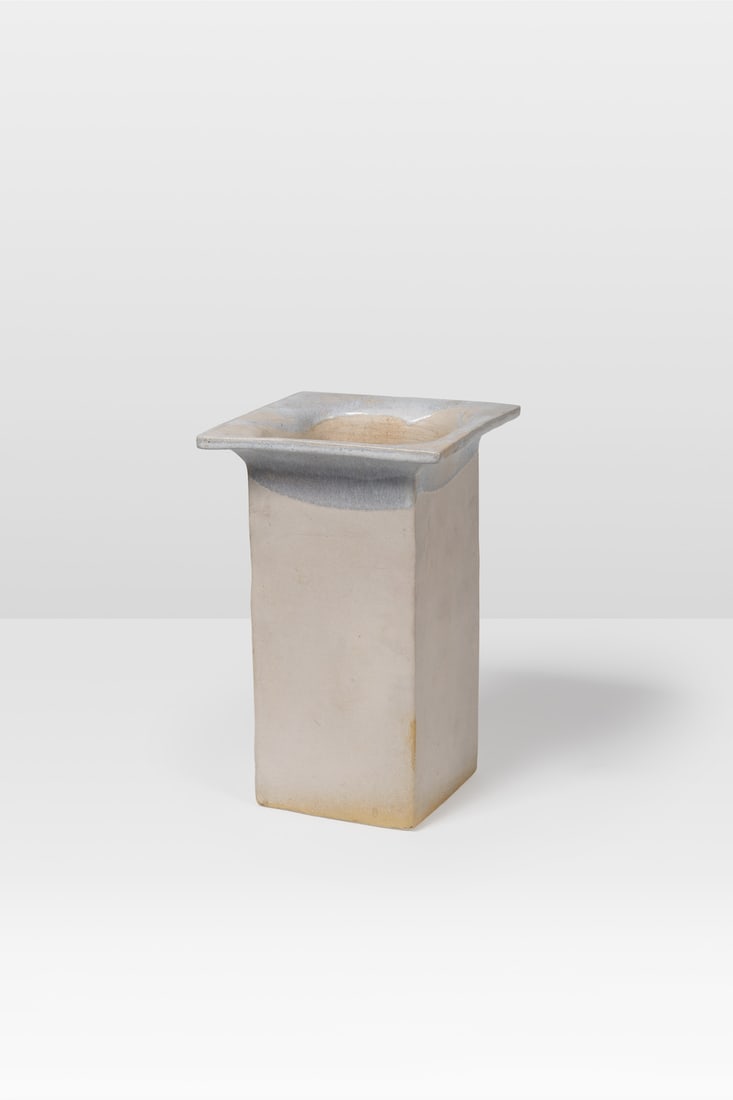Pierre Culot (1938-2011) Vase: Pierre Culot (1938-2011) Vase Stoneware Monogrammed beneath the base Model created circa 2000 H 32 × L 20 × W 20 cm Our thanks to Joseph Culot for the information he kindly provided us