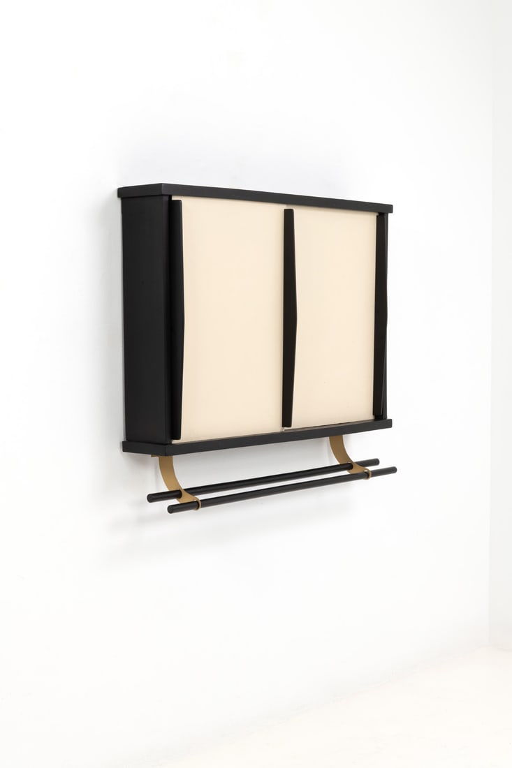 Charlotte Perriand (1903-1999) Wall-mounted dresser with towel rack, ‘Brazza’ (1 of 2)