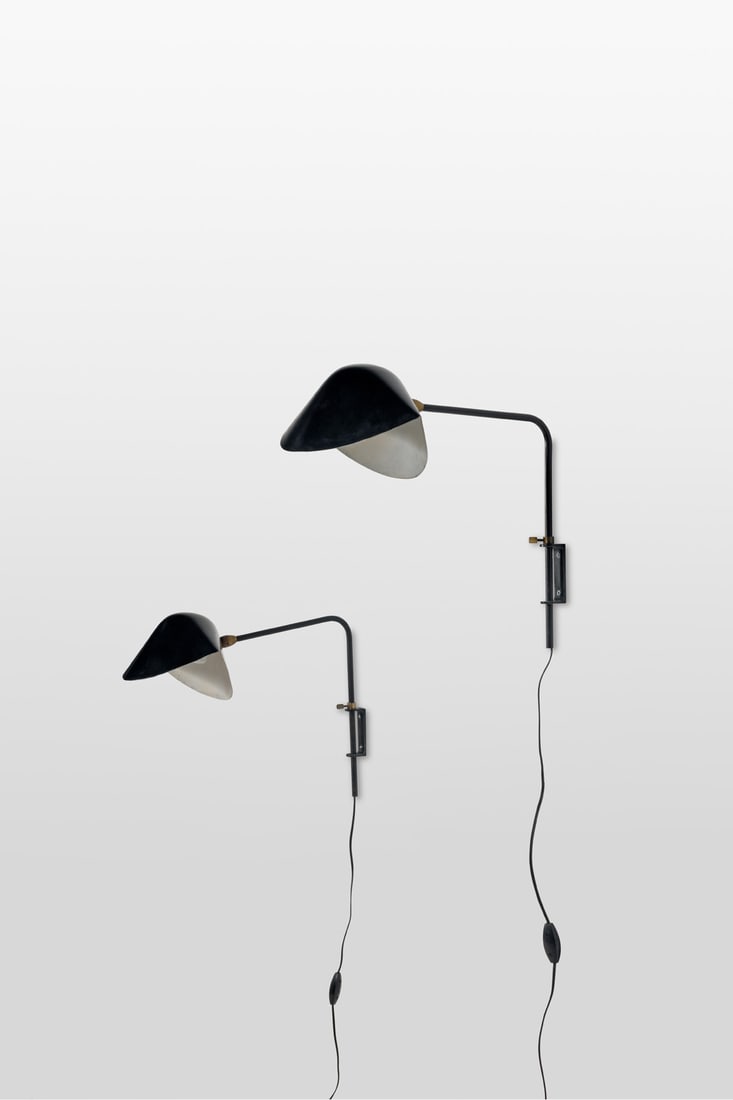 Serge Mouille (1922-1988) Pair of sconces - ‘Antony’ model (1 of 1)