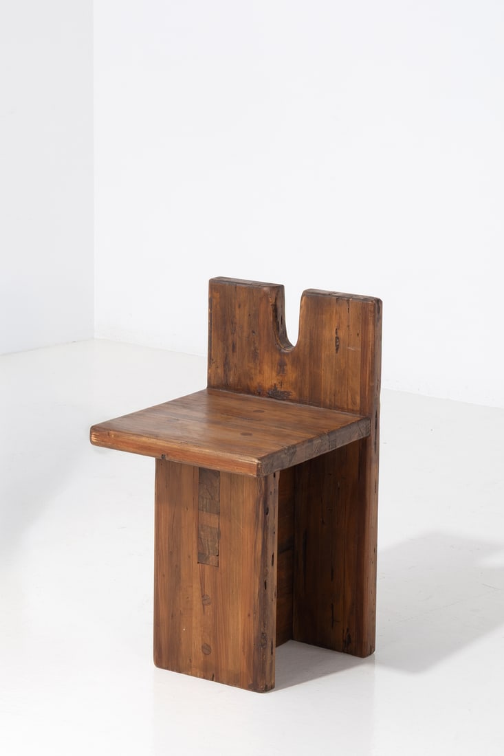 Lina Bo Bardi (1914-1992) Stool, ‘SESC Pompeia’ (1 of 1)