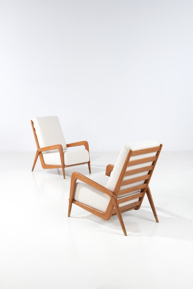 Gio Ponti (1891-1979) Pair of armchairs (1 of 3)