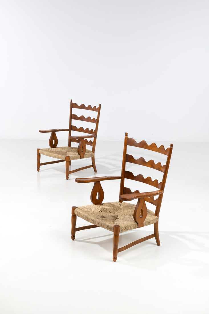 Paolo Buffa (1903-1970) Pair of armchairs (1 of 1)