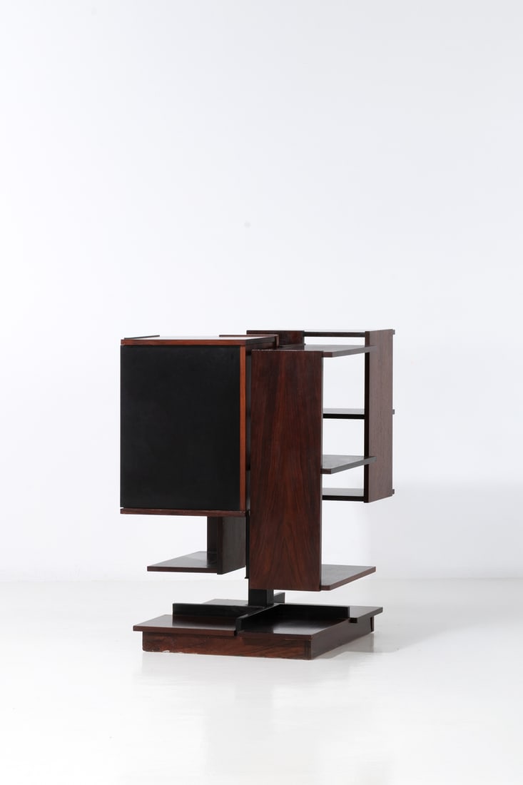 Claudio Salocchi (1934-2012) Swiveling bookcase - Model 'Centro' (1 of 1)