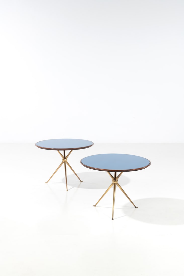 Osvaldo Borsani (1911-1985) Pair of side tables (1 of 1)