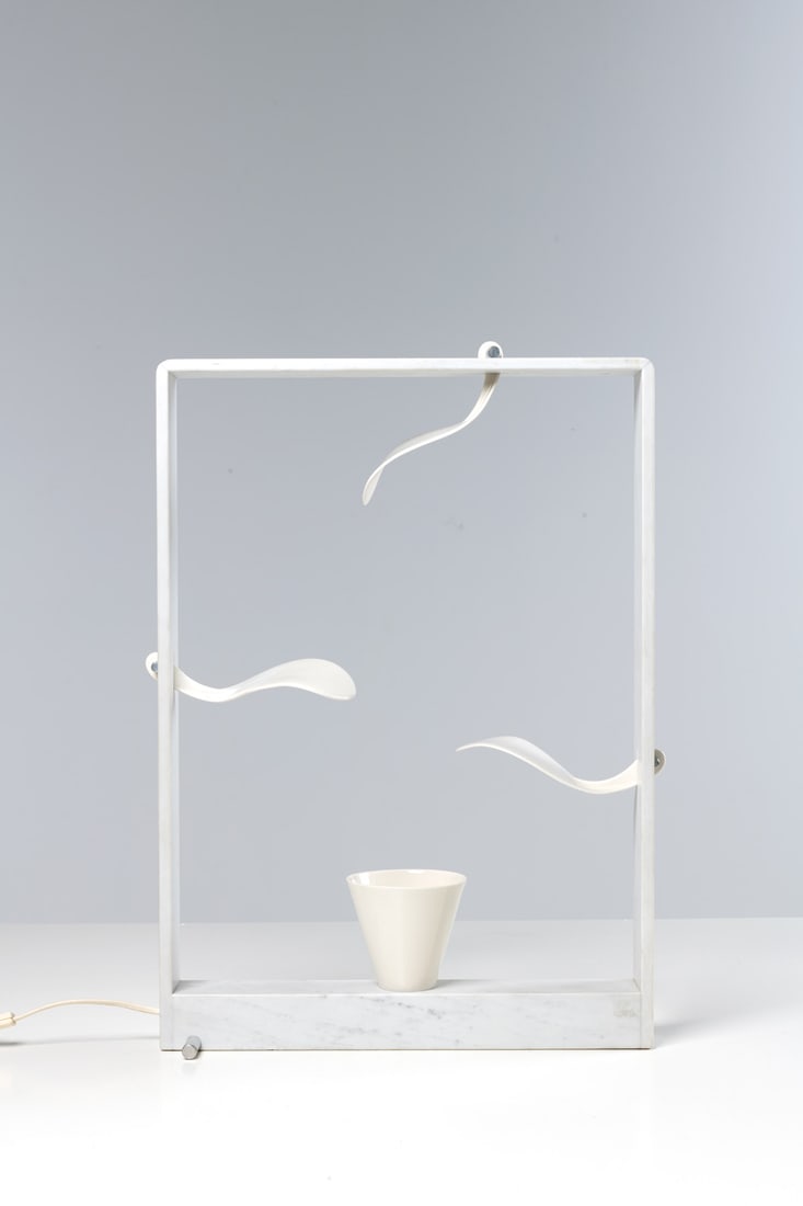 Andrea branzi (1938-2023) Table lamp - 'Foglia' Model Passaggi series - N°20/20 (1 of 1)