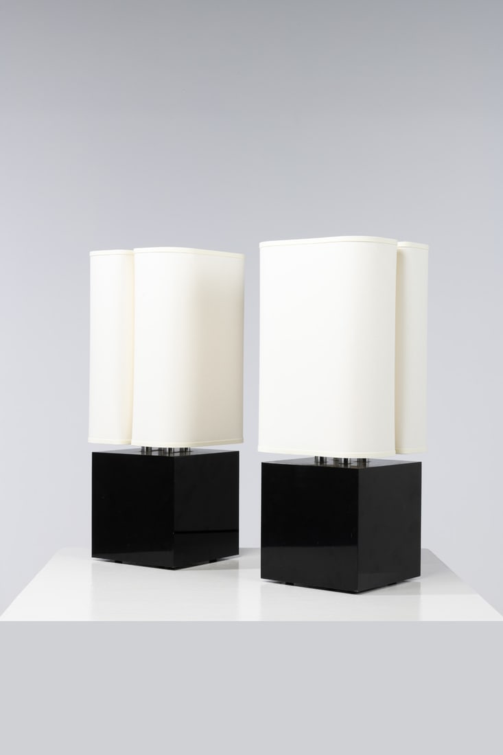 Michel Boyer (1935-2011) Pair of 'Brasilia' table lamps (1 of 1)