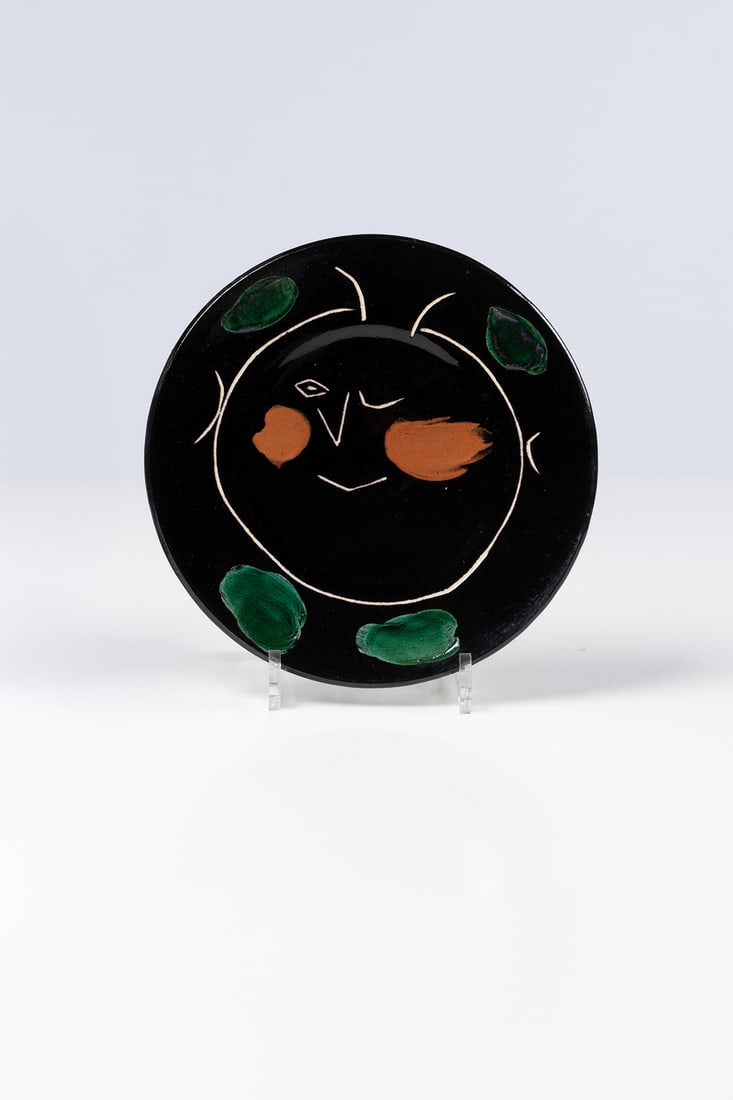 Pablo Picasso (1881-1973) Black face, Plate K (A.R. 46) Plate (1 of 1)