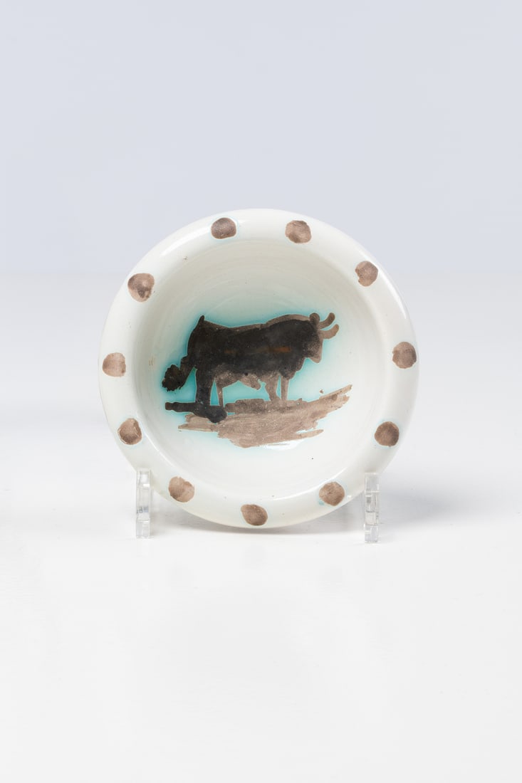 Pablo Picasso (1881-1973) Taureau (A.R. 177) Dish (1 of 1)
