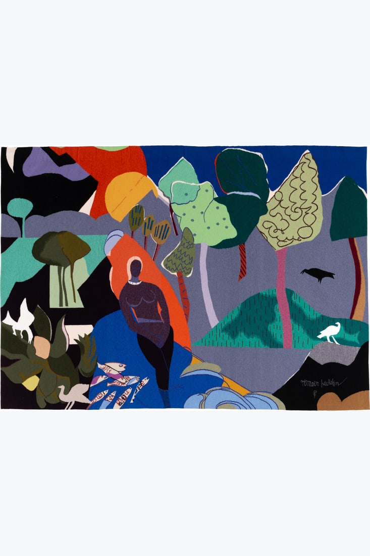 xx Romare Bearden (1911-1988) Recollection pond Artist’s proof Tapestry (1 of 1)