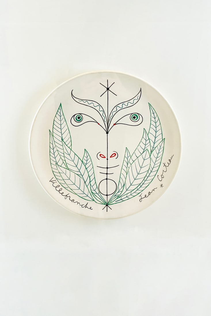 xx Jean Cocteau (1889-1963) Vertumnus (Dieu des jardins), circa 1958 N° 11/40 Dish (1 of 1)