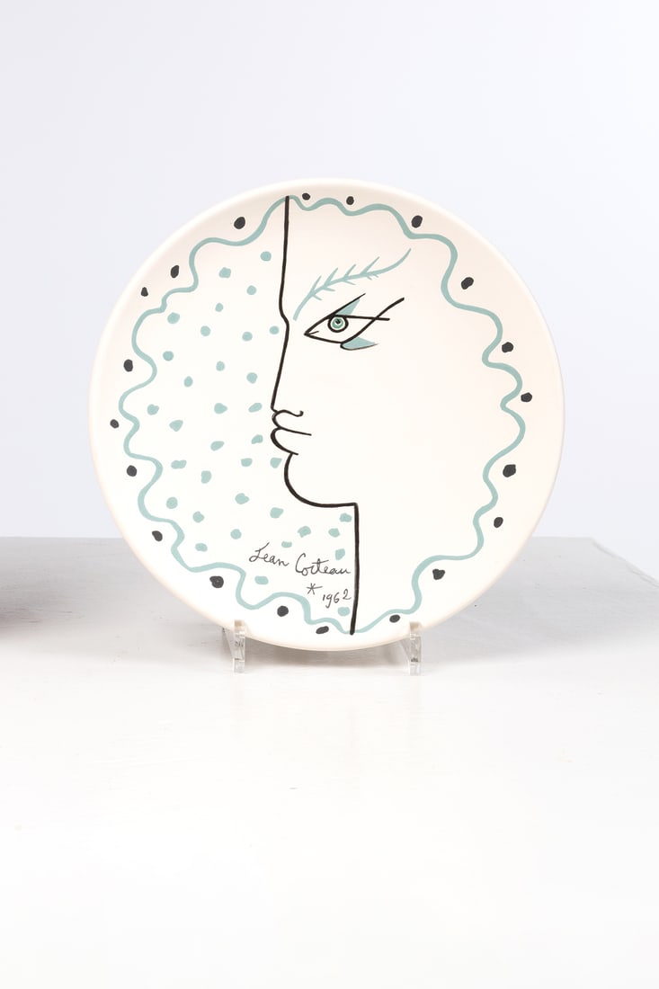xx Jean Cocteau (1889-1963) Nérée N° 21/50 Dish (1 of 1)