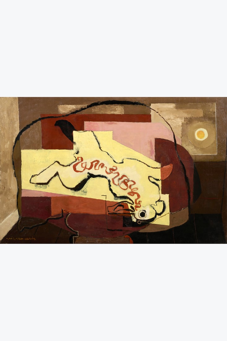 Louis Marcoussis (1878-1941) Le lièvre jaune Oil on canvas Signed lower left 65 x 100 cm (1 of 1)