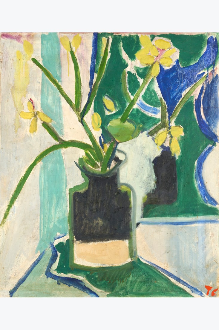 Pierre Tal Coat (1905-1985) Untitled (Bouquet of Flowers), 1944 Oil on canvas Signed with initials (1 of 1)