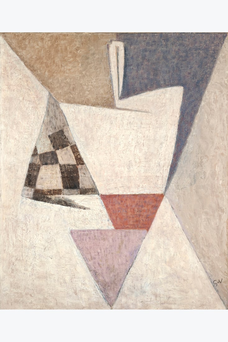 Geer van Velde (1898-1977) Composition, 1958 Oil on canvas Signed with initials lower right Signed (1 of 1)