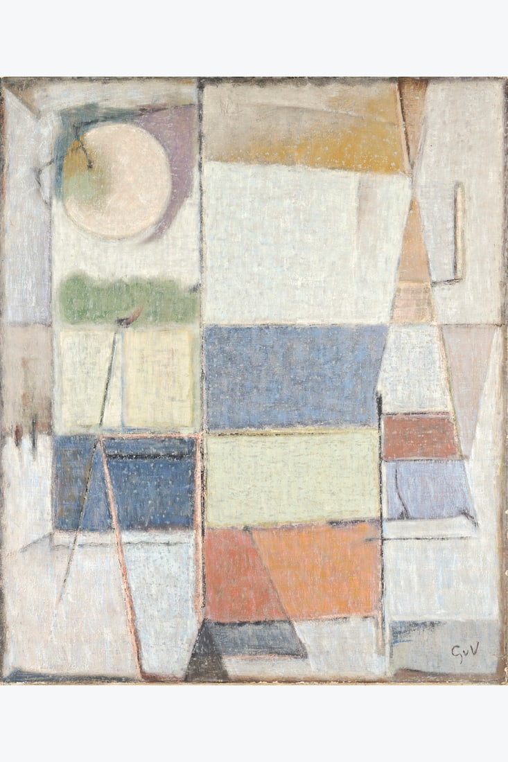 Geer van Velde (1898-1977) Composition, circa 1956 Oil on canvas Signed with initials lower right (1 of 1)